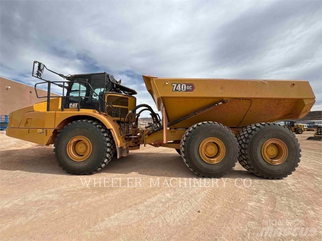 CAT 740 GC TG Belden kirma kaya kamyonu