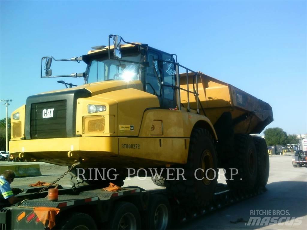CAT 740GCTG Belden kirma kaya kamyonu