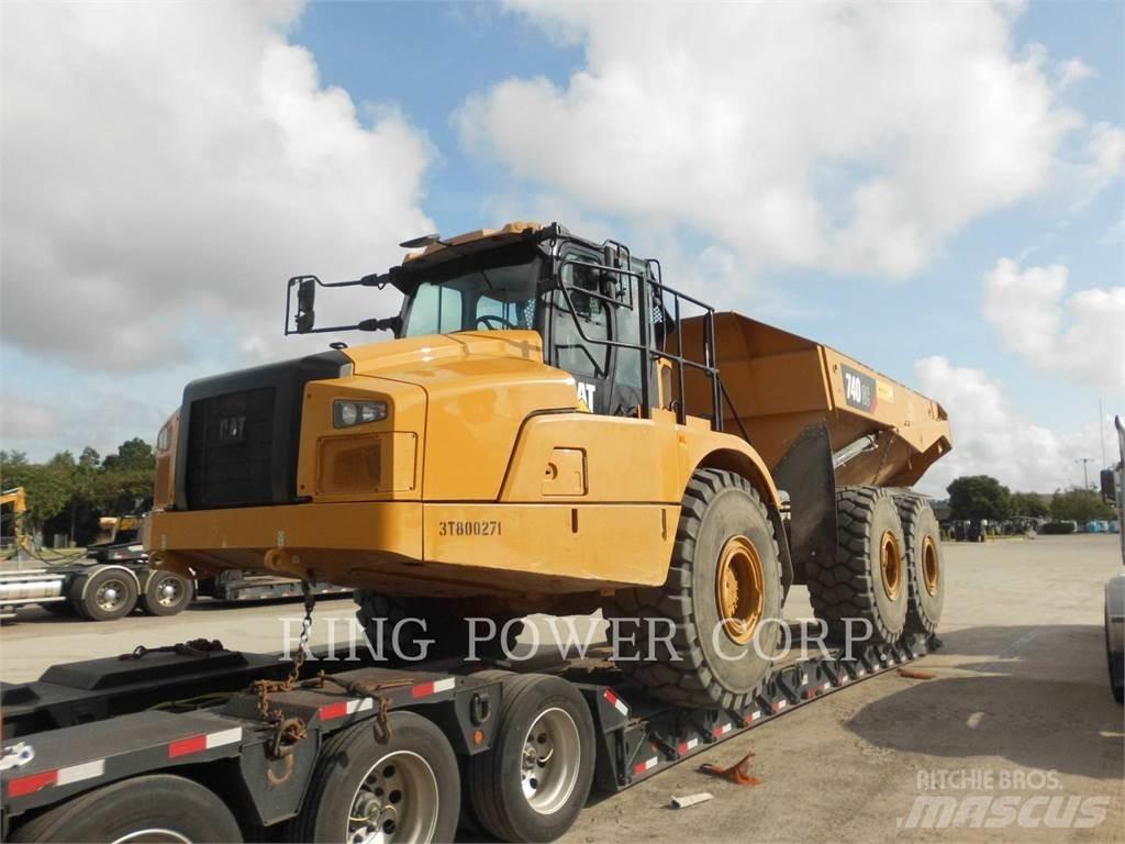 CAT 740GCTG Belden kirma kaya kamyonu