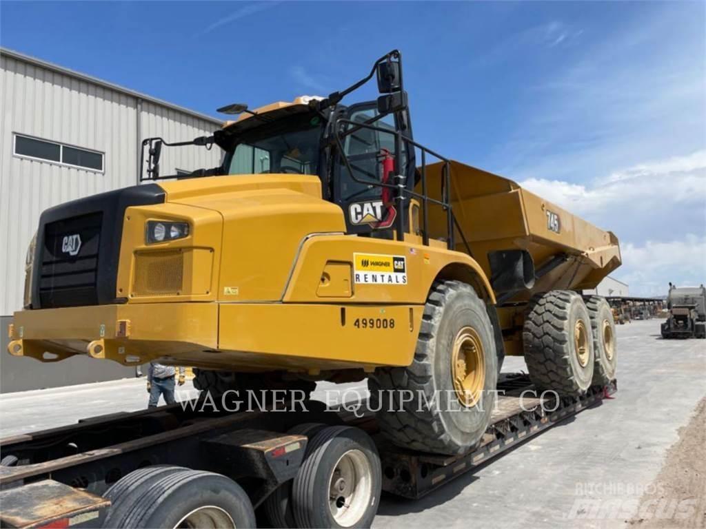 CAT 745 Belden kirma kaya kamyonu