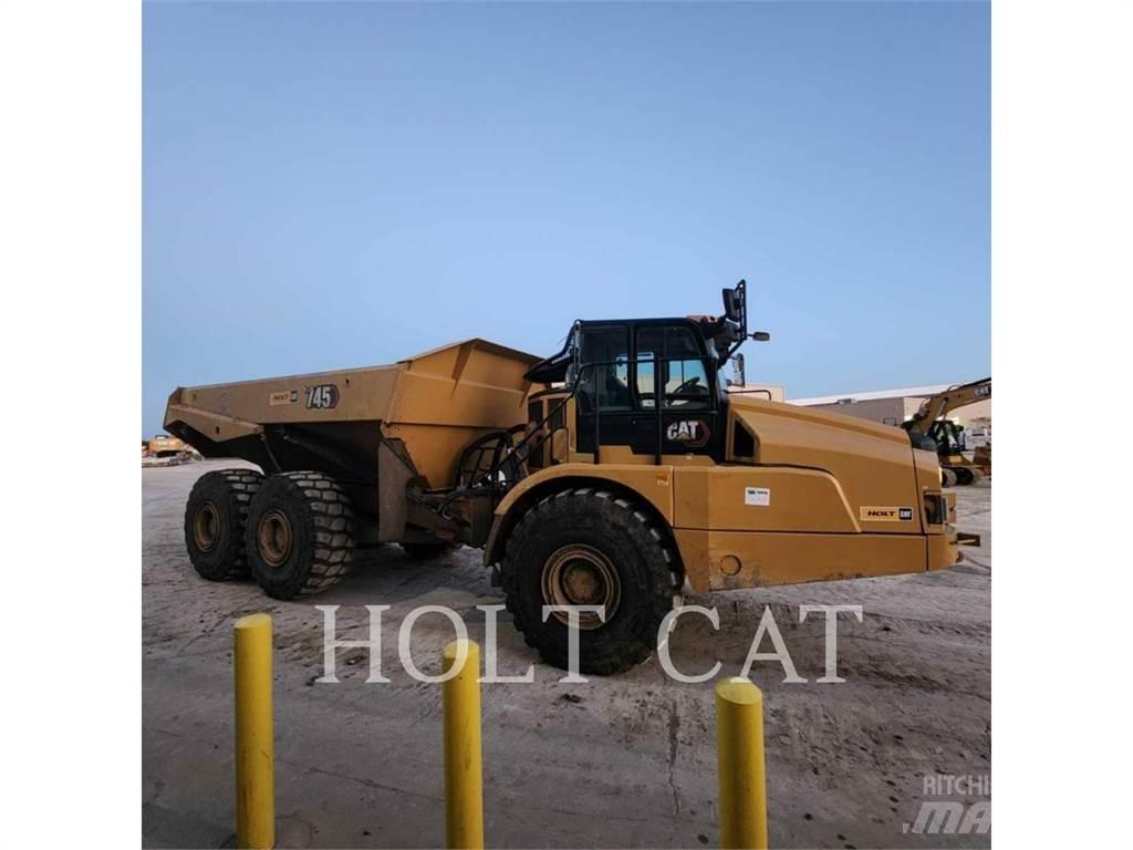 CAT 745 Belden kirma kaya kamyonu