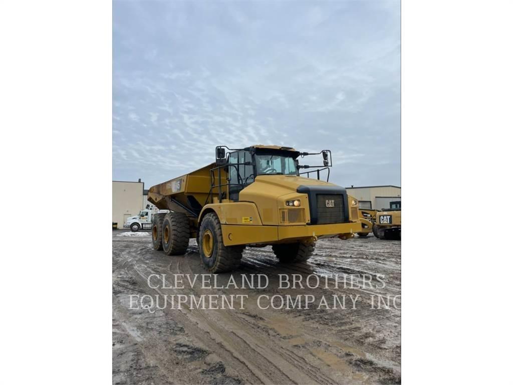 CAT 745 Belden kirma kaya kamyonu
