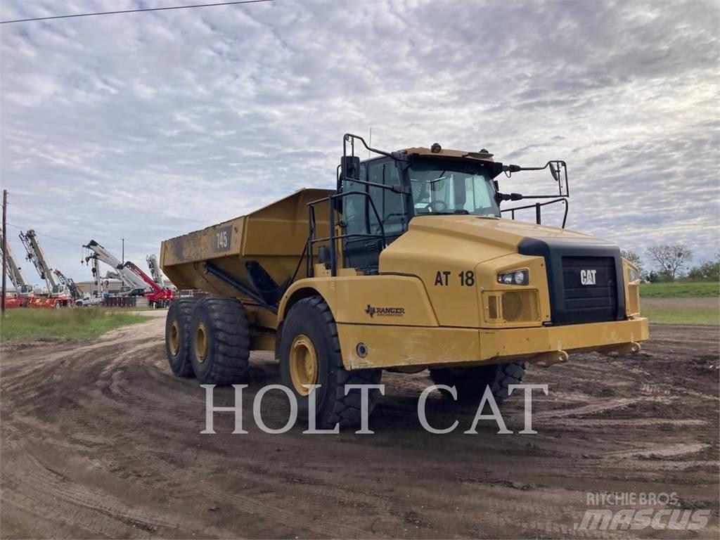 CAT 745 Belden kirma kaya kamyonu