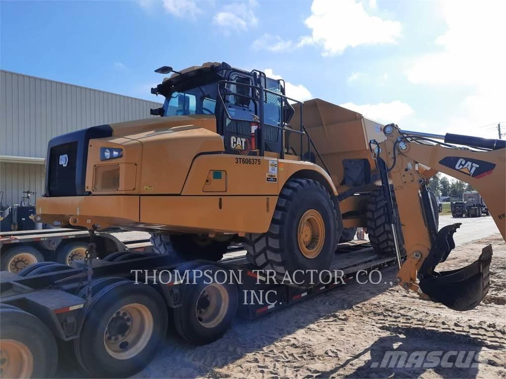 CAT 745 Belden kirma kaya kamyonu