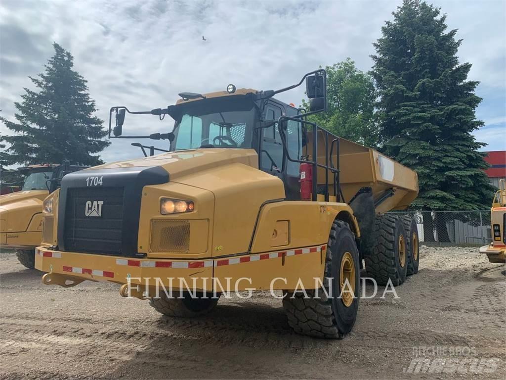 CAT 745 Belden kirma kaya kamyonu