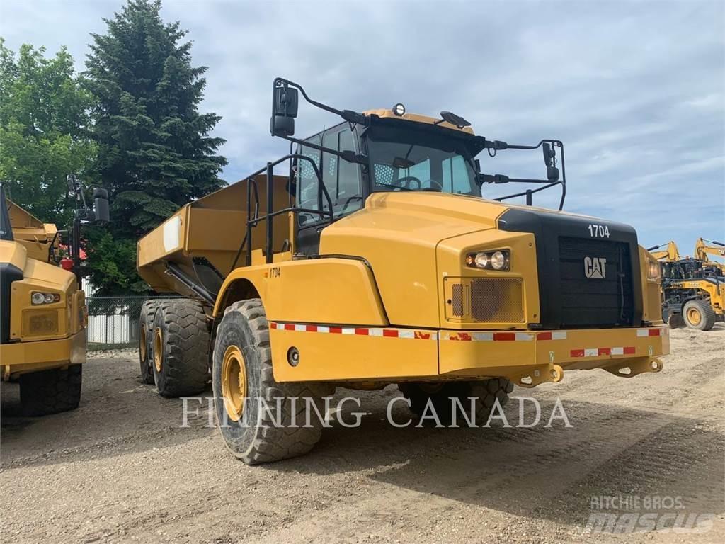 CAT 745 Belden kirma kaya kamyonu