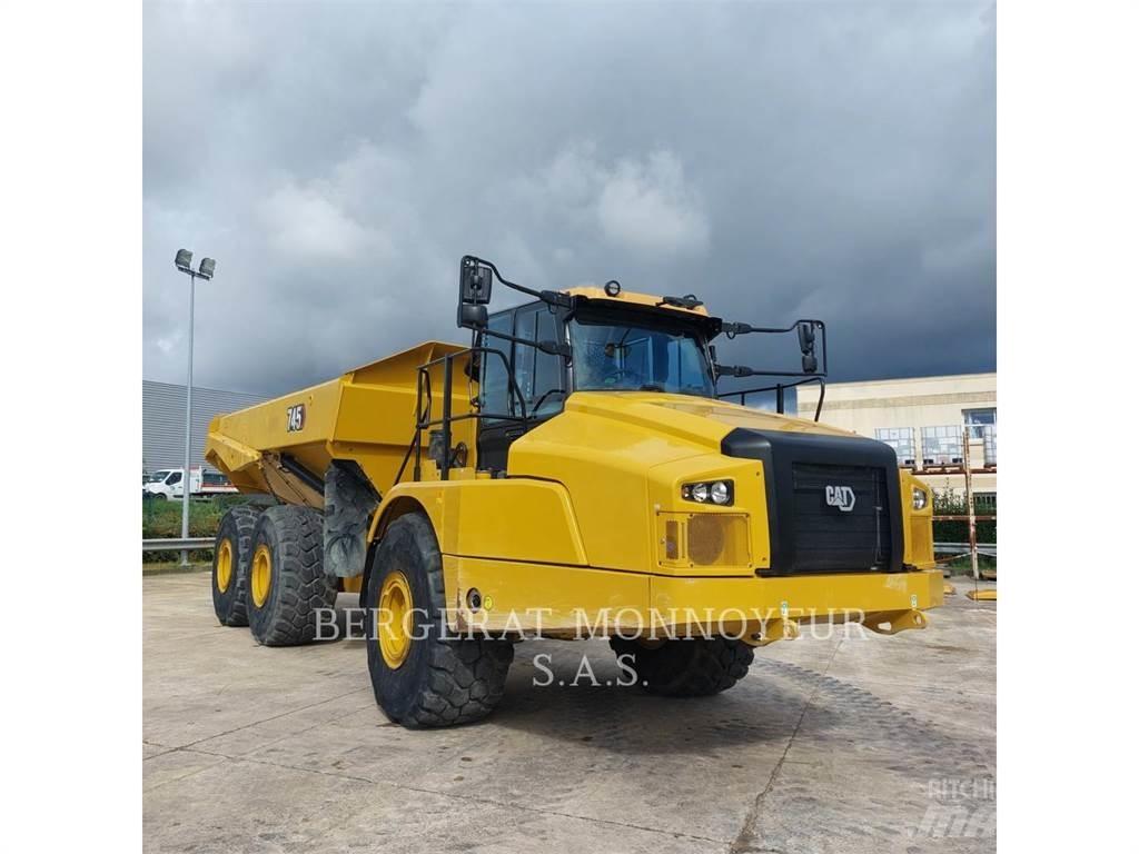 CAT 745 Belden kirma kaya kamyonu