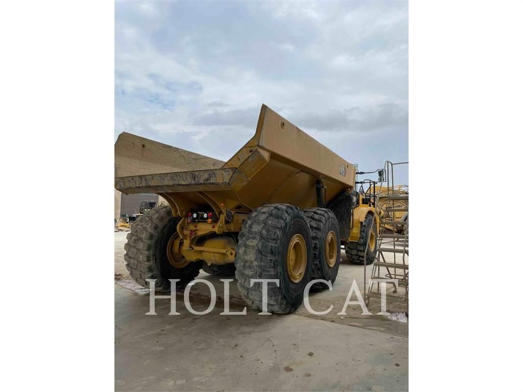 CAT 745 Belden kirma kaya kamyonu