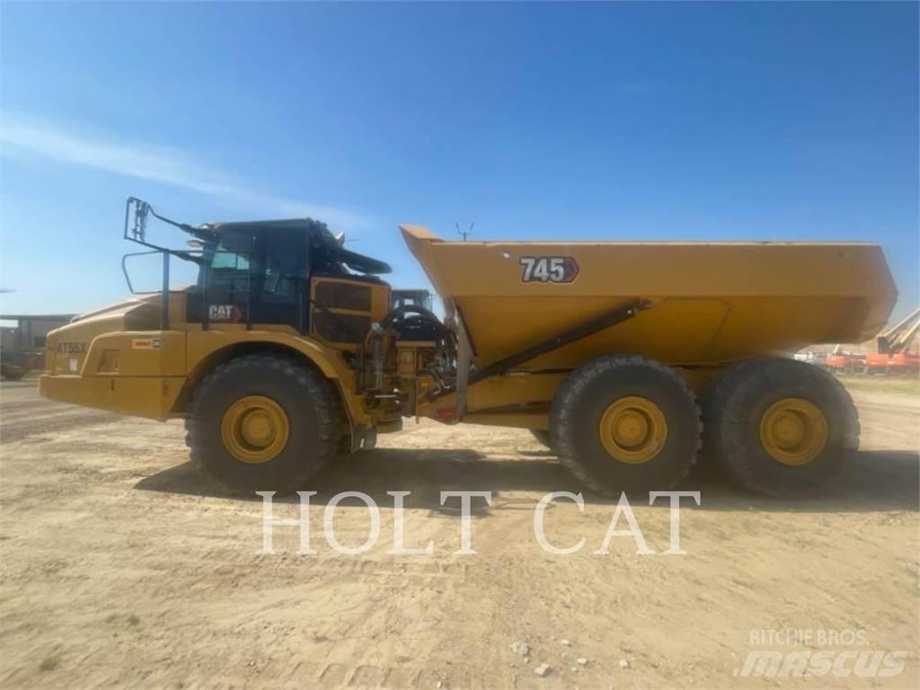 CAT 745 Belden kirma kaya kamyonu