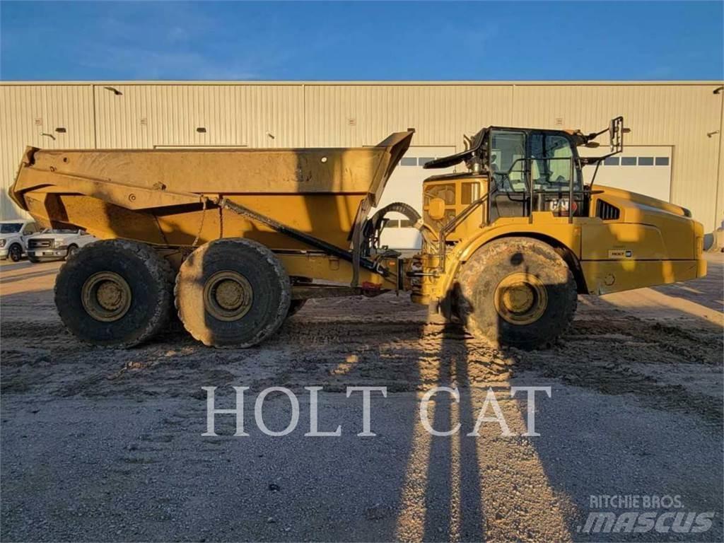 CAT 745 Belden kirma kaya kamyonu