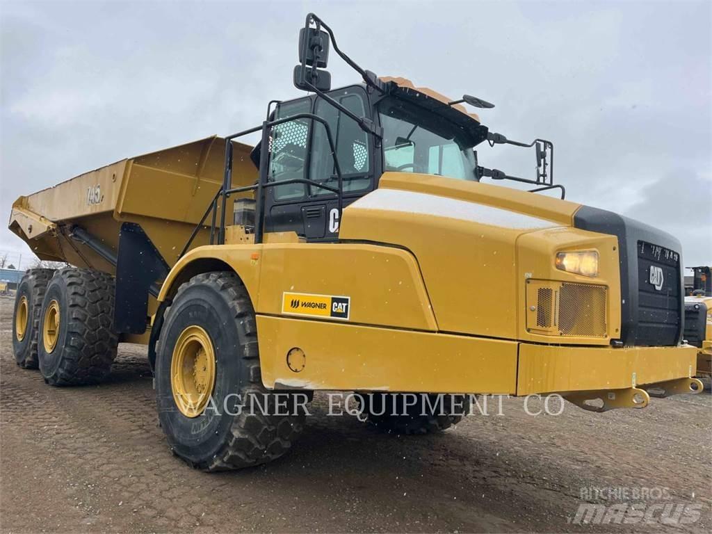 CAT 745 Belden kirma kaya kamyonu