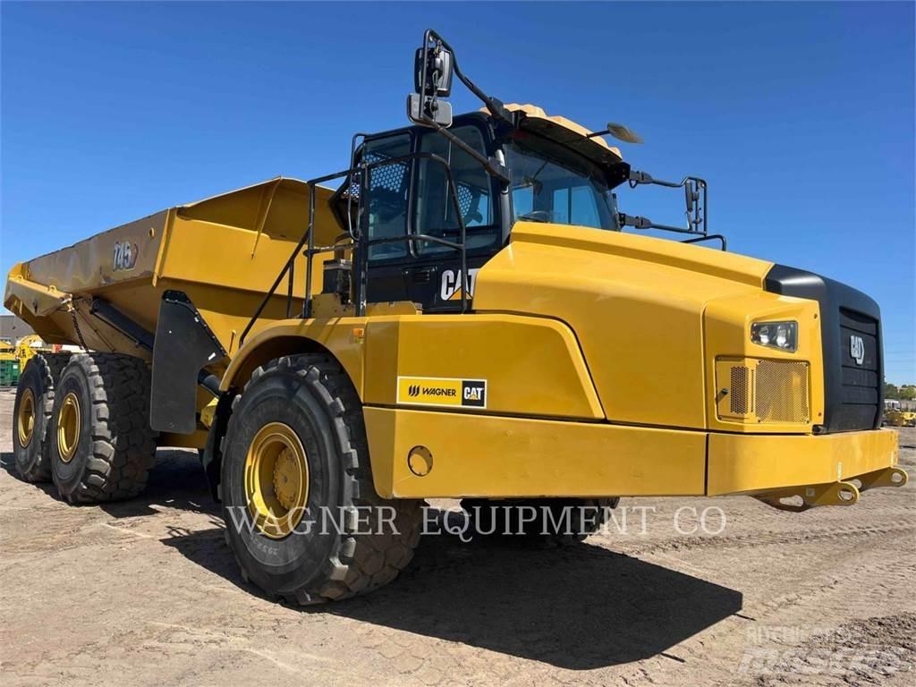 CAT 745 Belden kirma kaya kamyonu