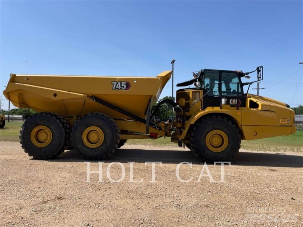 CAT 745 Belden kirma kaya kamyonu