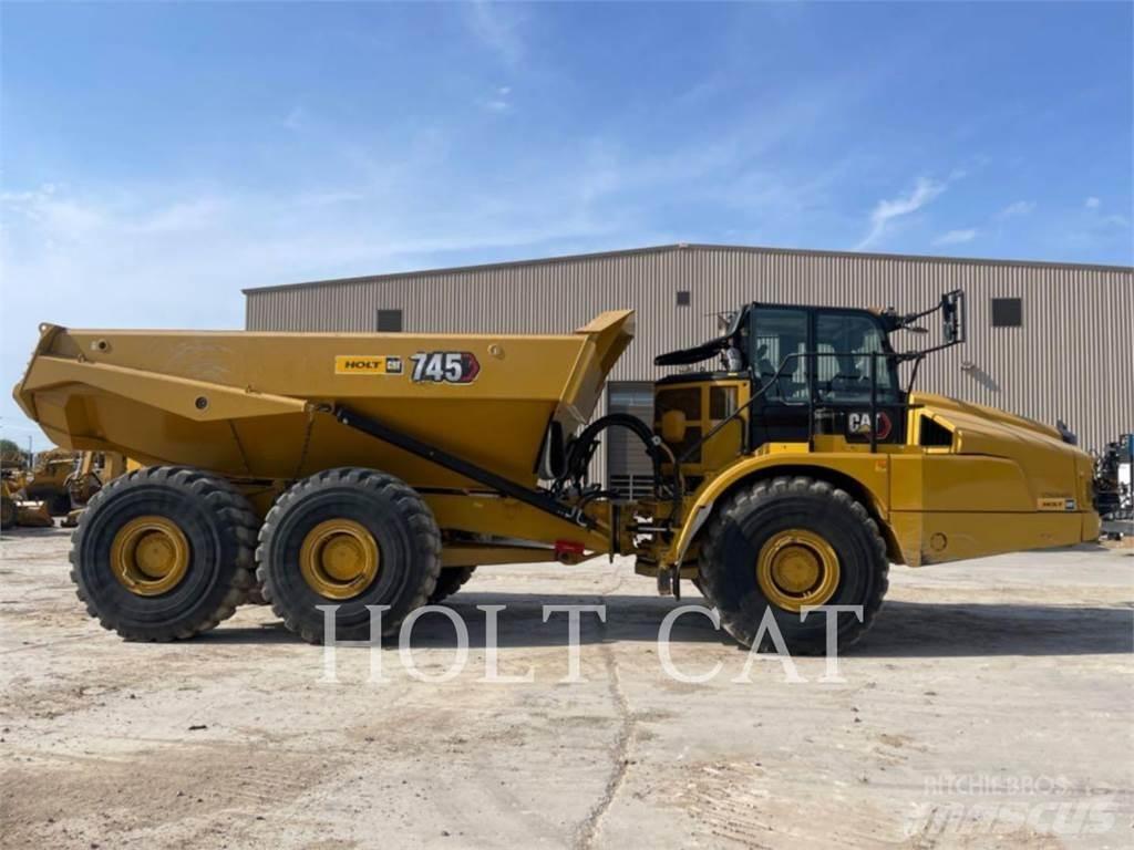 CAT 745 Belden kirma kaya kamyonu