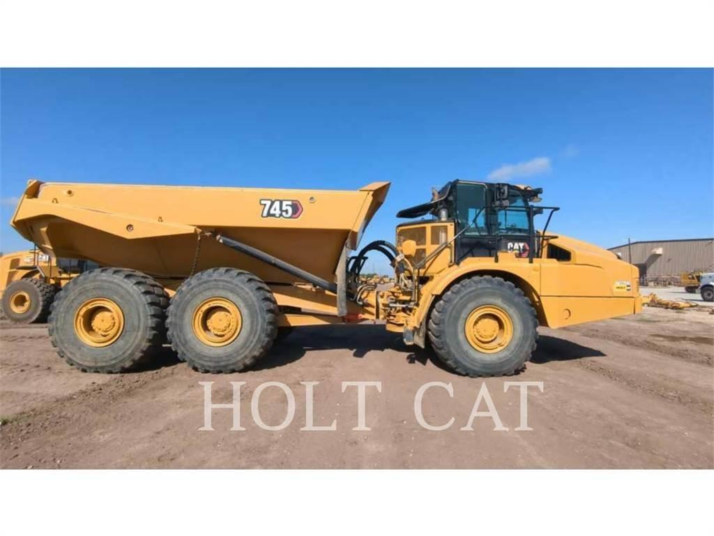 CAT 745 Belden kirma kaya kamyonu