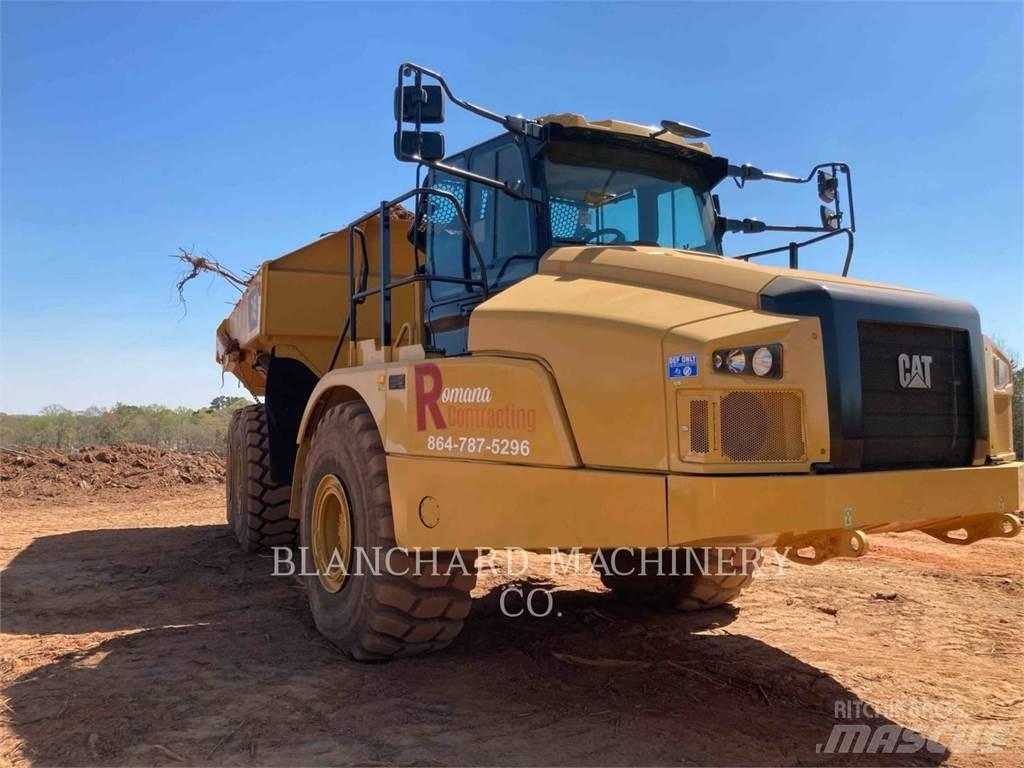 CAT 745 Belden kirma kaya kamyonu