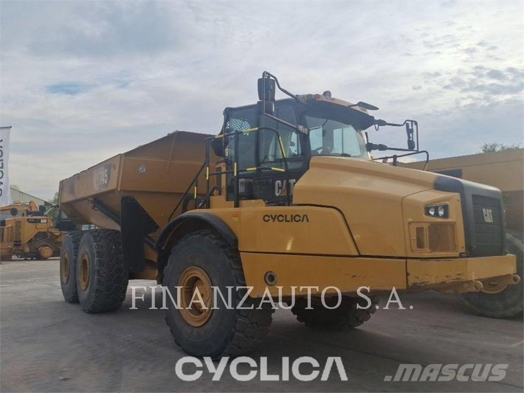 CAT 745 Belden kirma kaya kamyonu