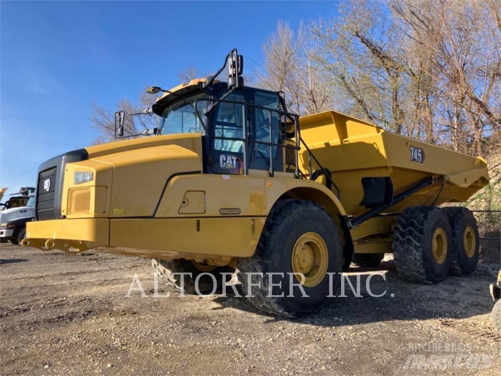 CAT 745-04 Belden kirma kaya kamyonu