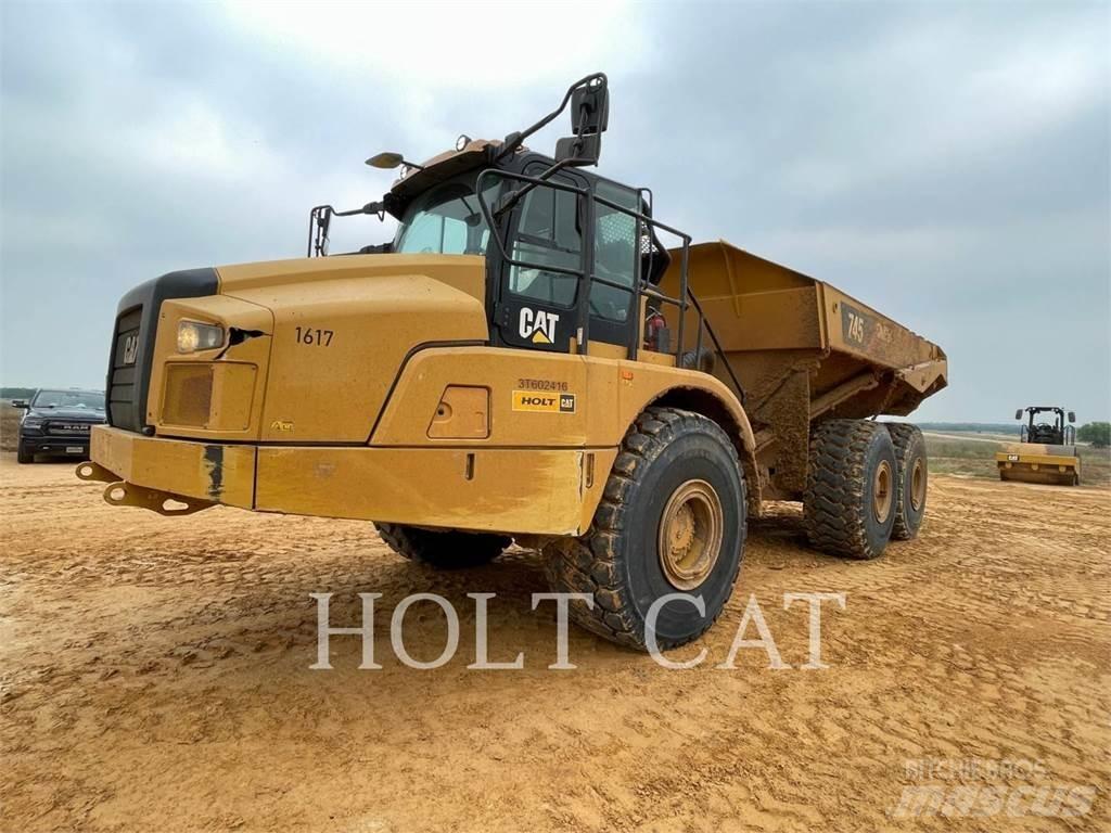CAT 745-04 Belden kirma kaya kamyonu
