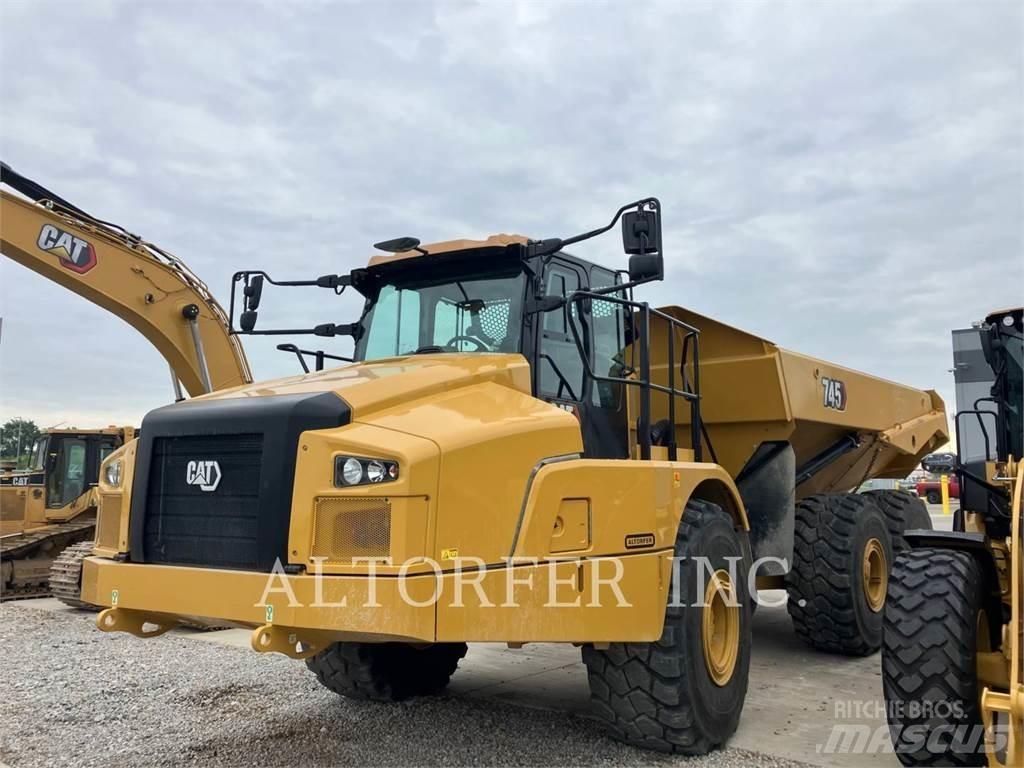 CAT 745-04 Belden kirma kaya kamyonu