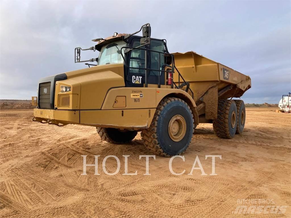CAT 745-04 Belden kirma kaya kamyonu