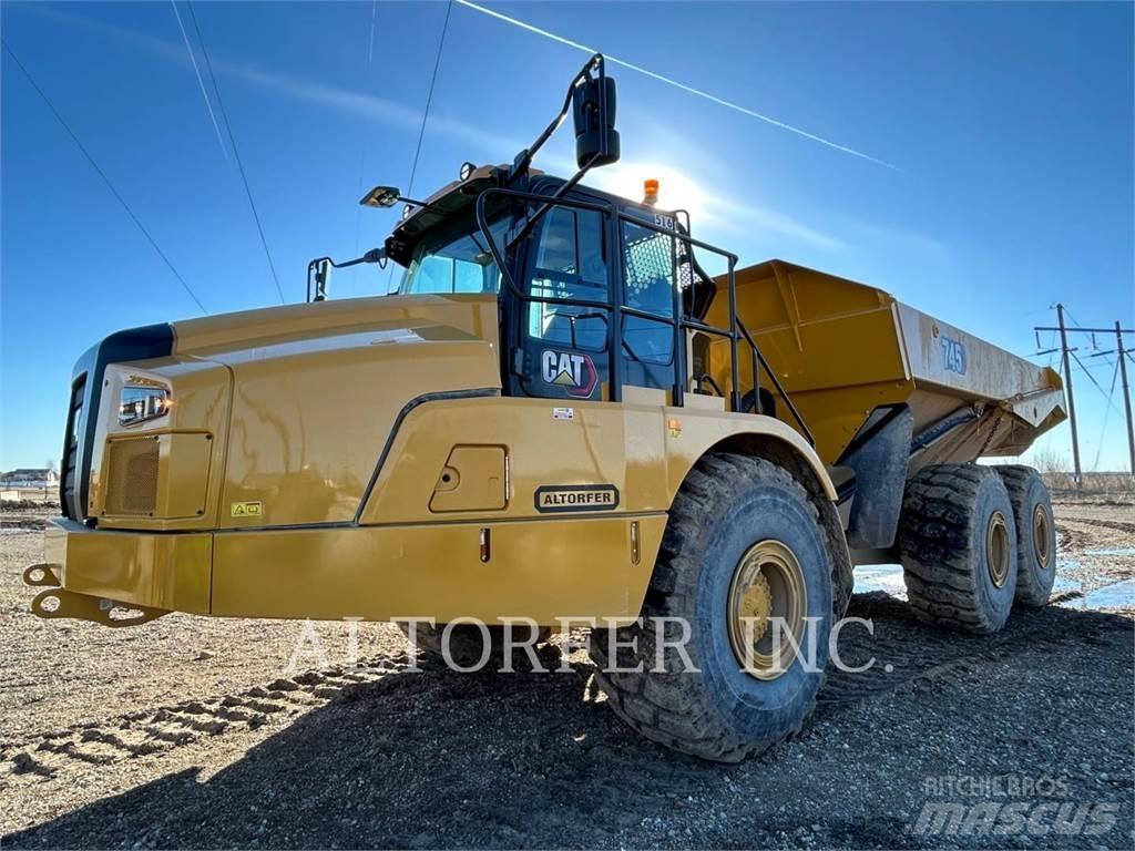 CAT 745-04 Belden kirma kaya kamyonu