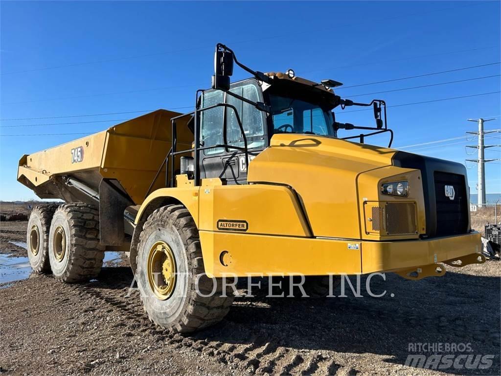 CAT 745-04 Belden kirma kaya kamyonu