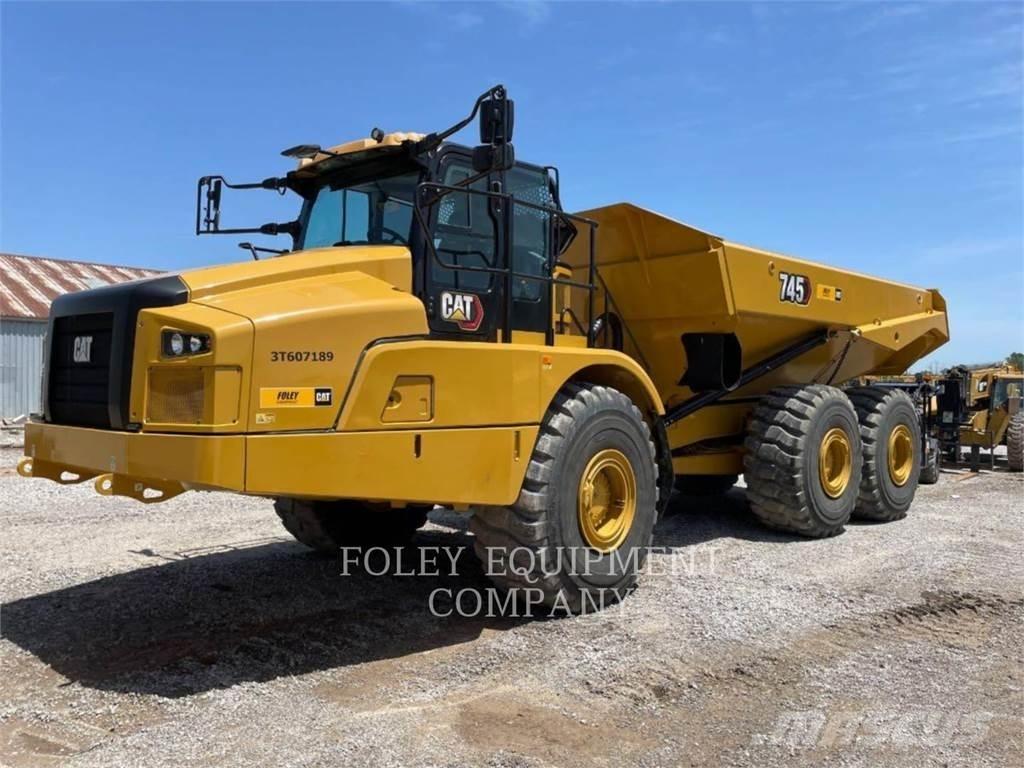CAT 745-04 Belden kirma kaya kamyonu