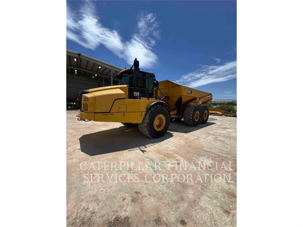 CAT 745-04 Belden kirma kaya kamyonu