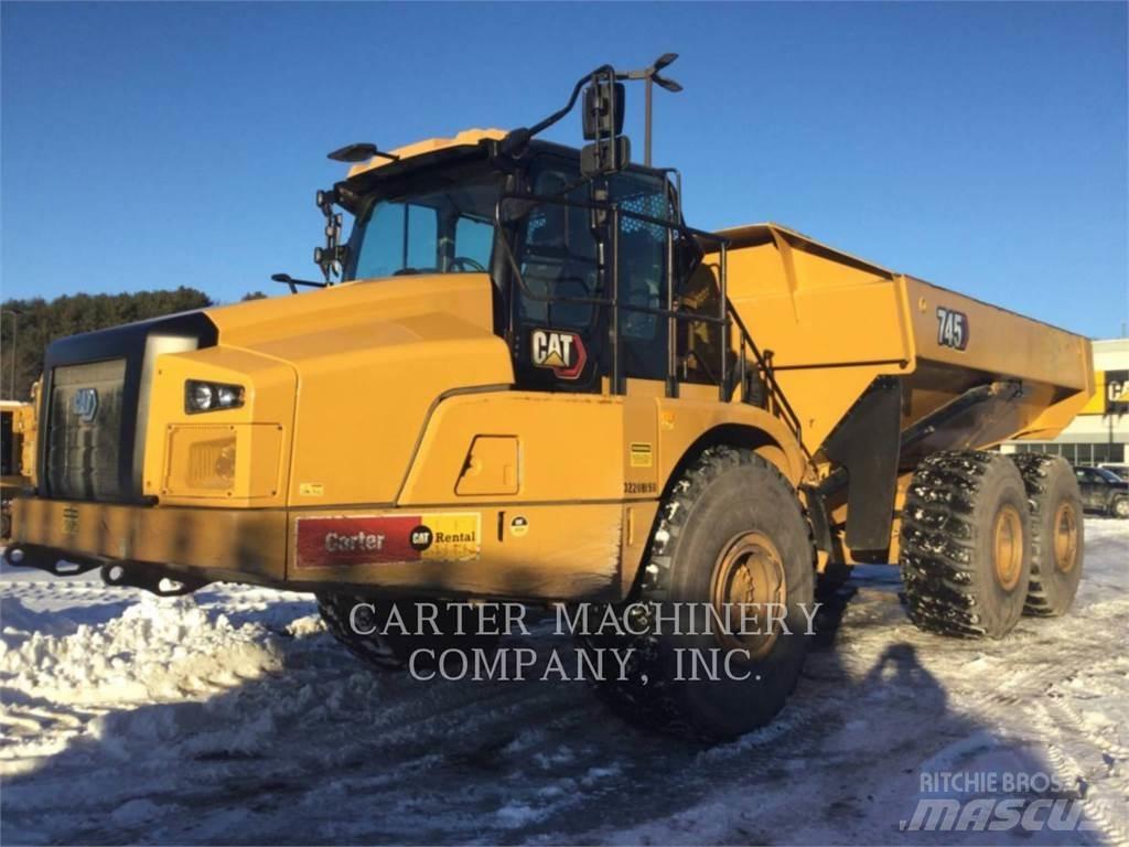 CAT 745-04 TG Belden kirma kaya kamyonu