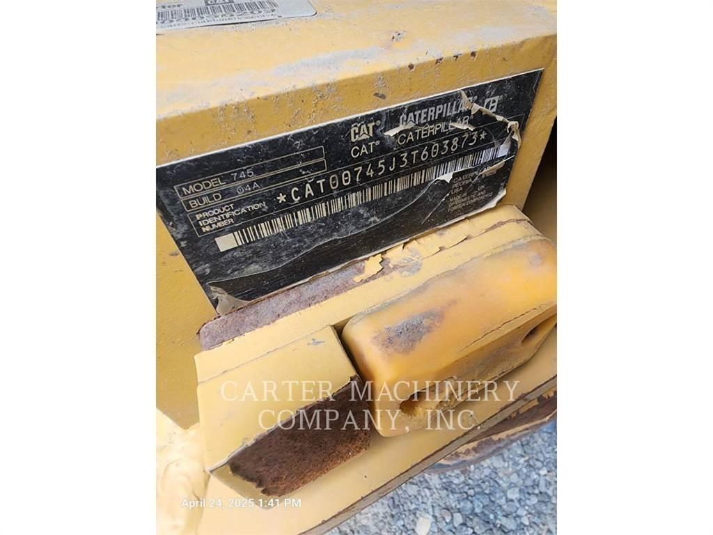 CAT 745-04 TG Belden kirma kaya kamyonu