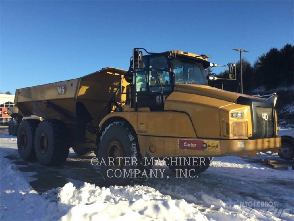 CAT 745-04 TG Belden kirma kaya kamyonu