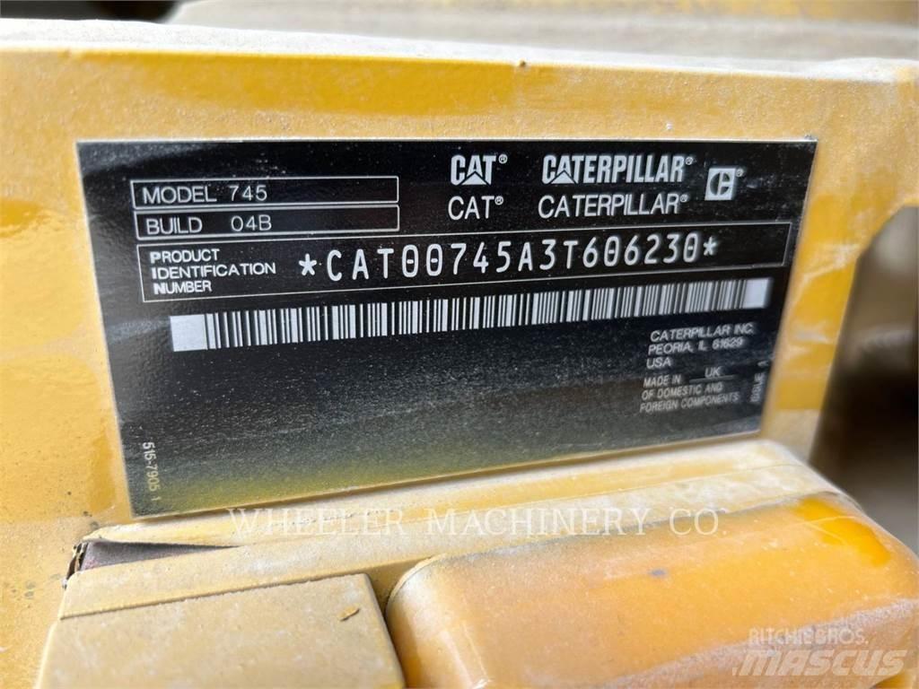 CAT 745 TG Belden kirma kaya kamyonu