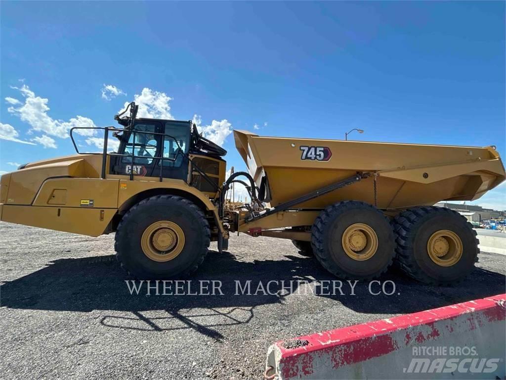 CAT 745 TG Belden kirma kaya kamyonu