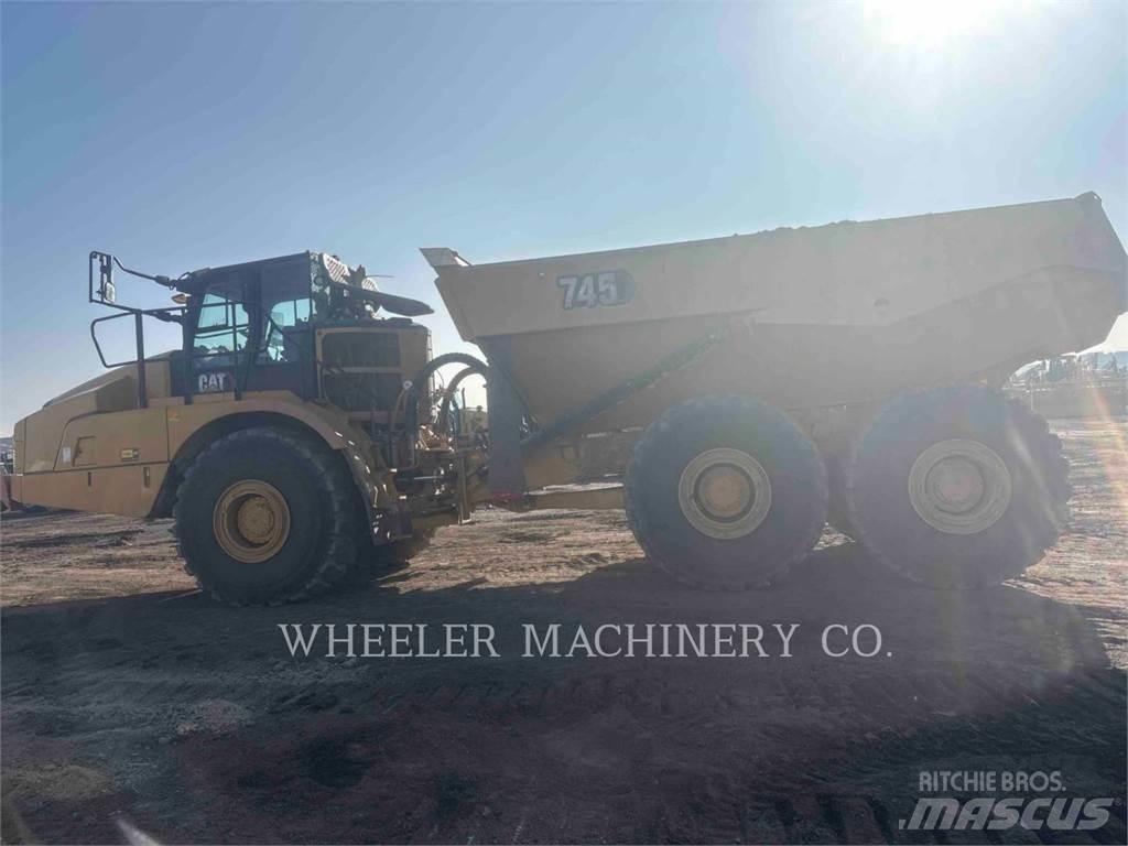 CAT 745 TG Belden kirma kaya kamyonu