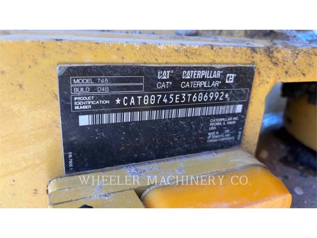 CAT 745 TG Belden kirma kaya kamyonu