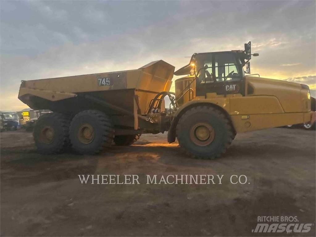 CAT 745 TG Belden kirma kaya kamyonu