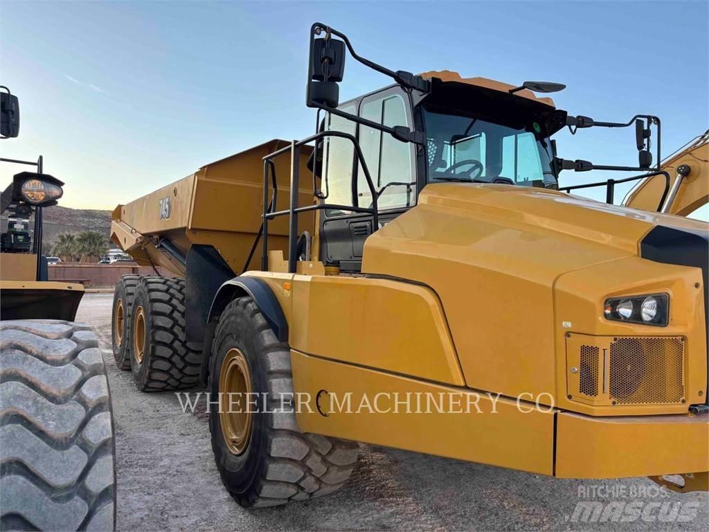 CAT 745 TG Belden kirma kaya kamyonu