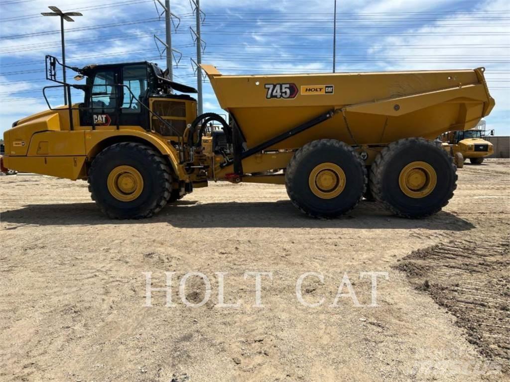 CAT 745 TG Belden kirma kaya kamyonu