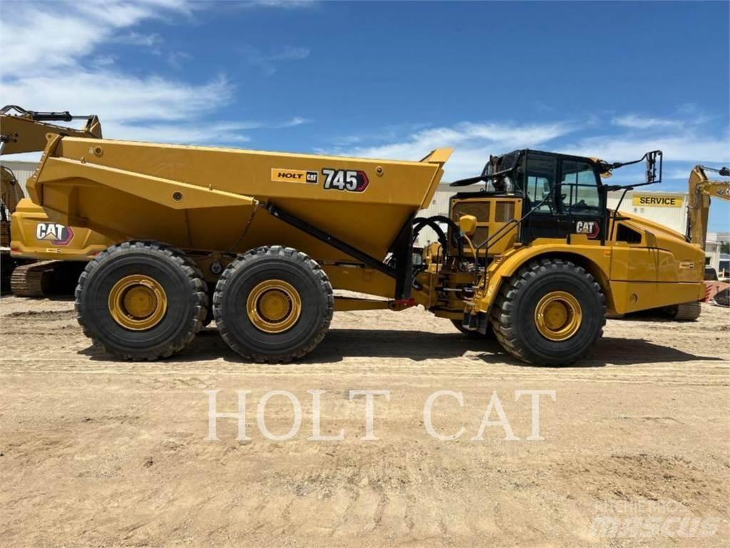 CAT 745 TG Belden kirma kaya kamyonu