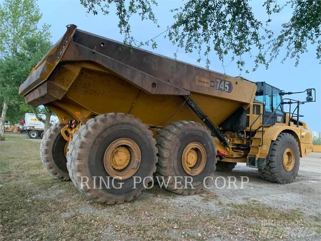 CAT 745TG Belden kirma kaya kamyonu