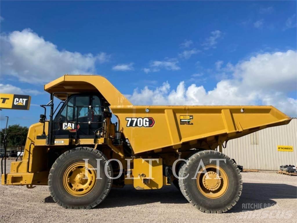 CAT 770G Belden kirma kaya kamyonu