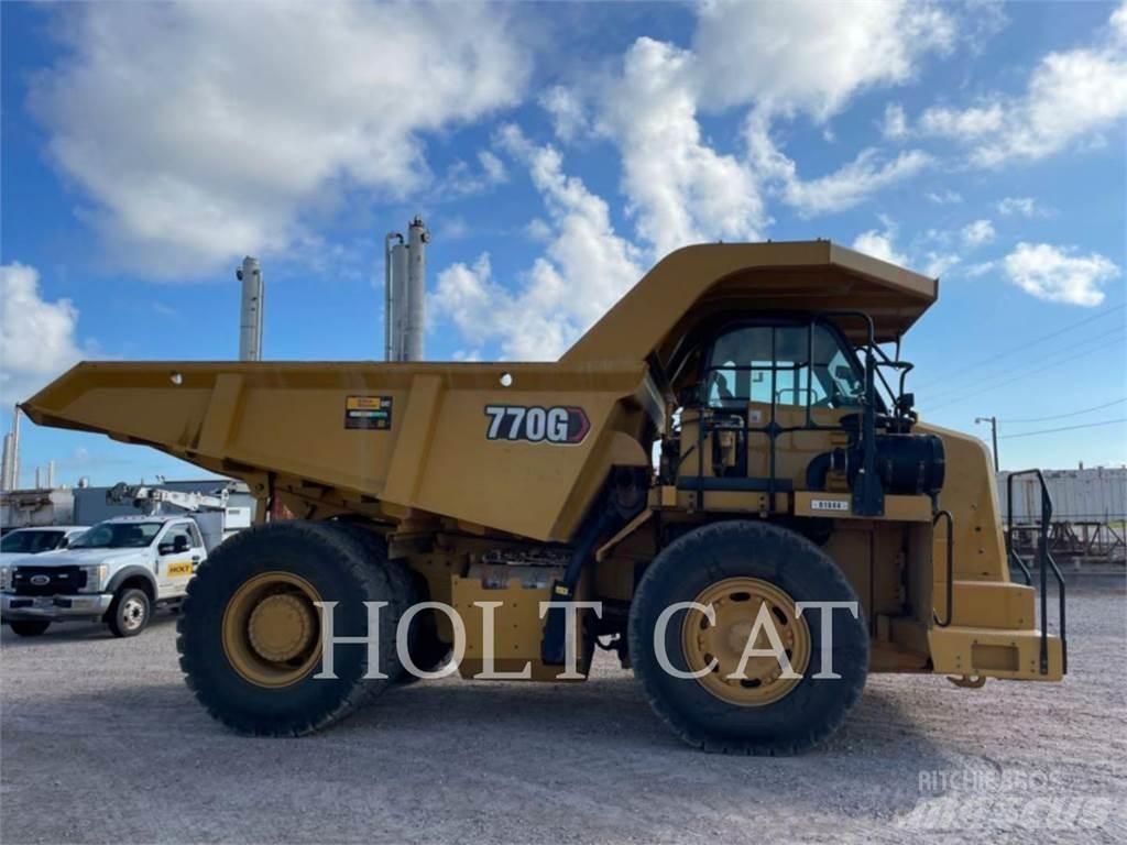 CAT 770G Belden kirma kaya kamyonu