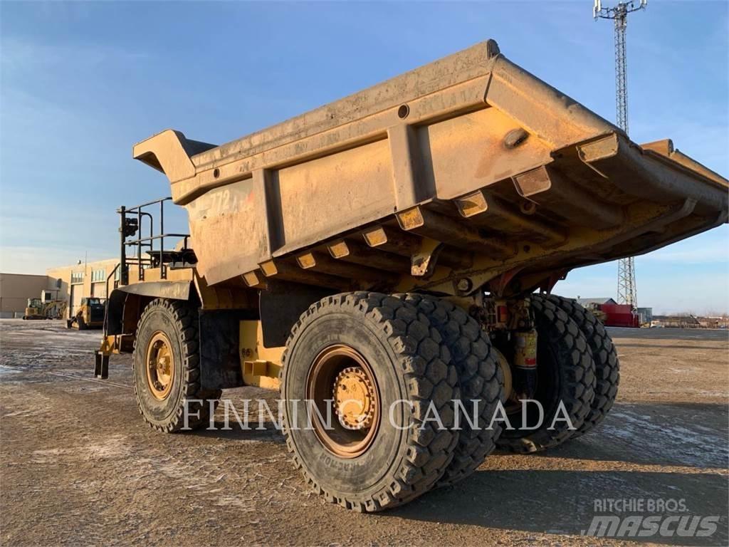 CAT 772 Belden kirma kaya kamyonu
