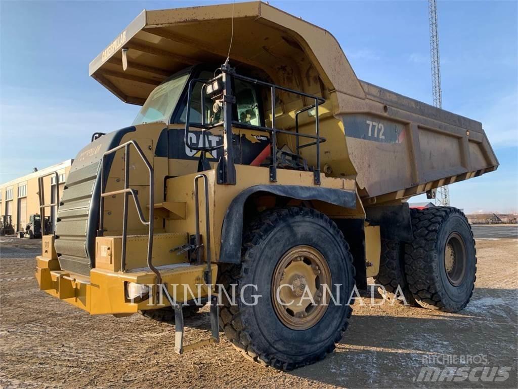 CAT 772 Belden kirma kaya kamyonu
