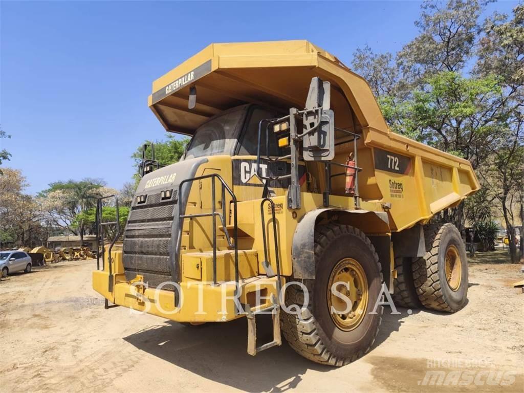 CAT 772 Belden kirma kaya kamyonu