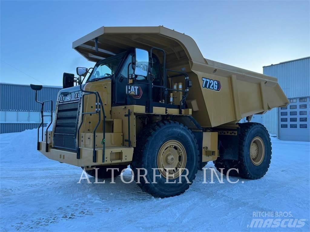 CAT 772G Belden kirma kaya kamyonu