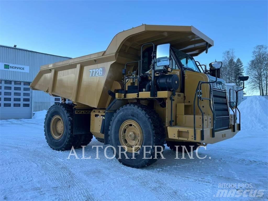 CAT 772G Belden kirma kaya kamyonu
