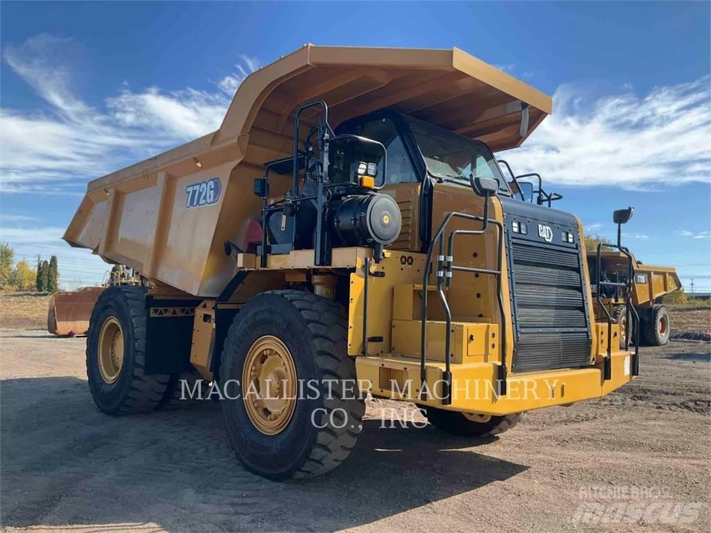 CAT 772G Belden kirma kaya kamyonu