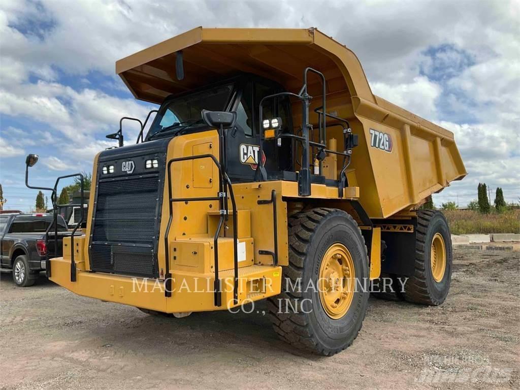 CAT 772G Belden kirma kaya kamyonu